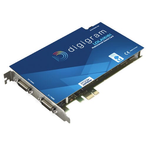 Placa de som PCI Express - LOLA16161 - DIGIGRAM - multicanal / extrafina