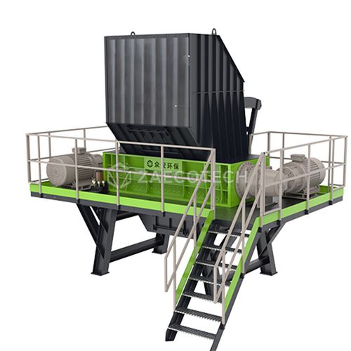 Triturador primário - D series - ZhengZhou ZA ECOTECH Co.,Ltd - de 2 eixos / de metal / de pneus