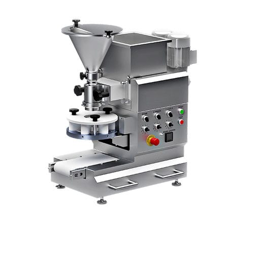 Linha de produção de cookies com mecanismo de corte - MiniFillMak - TMAK Food Machinery INC. - com amassadeira / controlada por CLP / de alta capacidade