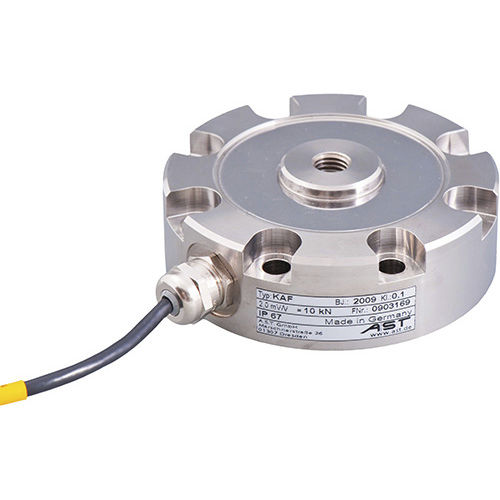 Sensor de força de tensão/compressão - KAF - AST - Angewandte System Technik GmbH - compacto / para máquina de ensaio / em aço inoxidável