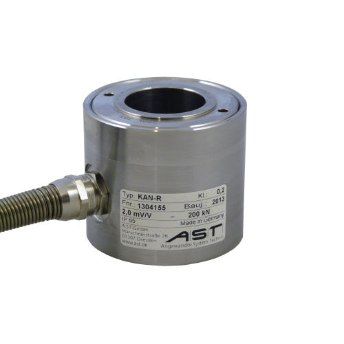 Transdutor de força de compressão - KAN-R - AST - Angewandte System Technik GmbH - circular / para guindaste / em aço inoxidável