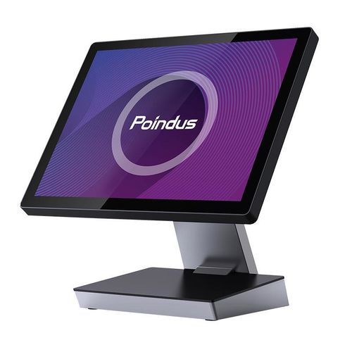 Terminal com tecnologia capacitiva projetada - PT61 - Poindus - de parede / de mesa / 1024 x 768
