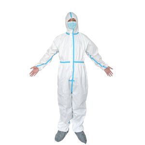 Macacão de trabalho - Hefei HaoXin Protective Technology Co., Ltd. - impermeável / de tipo 5/6 / em polietileno