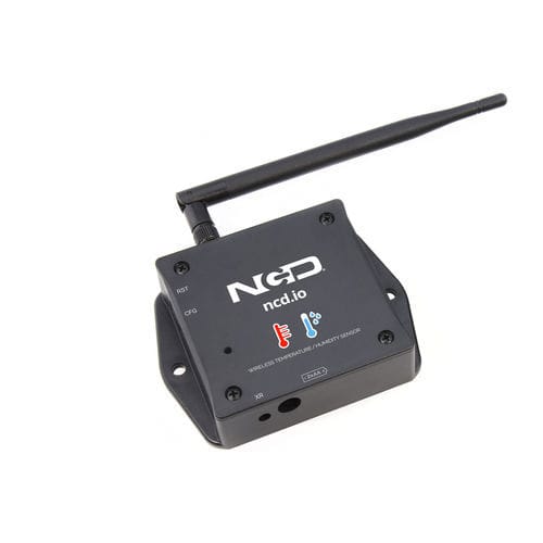 Sensor de umidade e temperatura de parede - PR49-24A - National Control Devices - sem fio / IoT / pequeno
