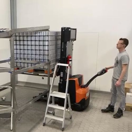 Despaletizadora camada por camada - Zomerdijkengineering - para latas / semiautomática / para a indústria de engarrafamento