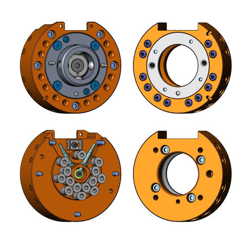 Trocador de ferramentas para robôs - QC-20 Hollow Wrist - ATI Industrial Automation - automático