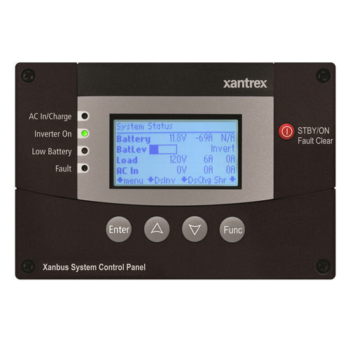 Painel de controle para aplicações marítimas - FREEDOM SW Xanbus - Xantrex - automático
