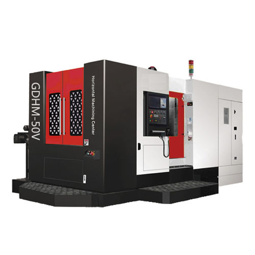 Centro de usinagem CNC horizontal - GDHM-50VNC - Dongguan Gooda Machinery Manufacturing Co., Ltd. - de 3 eixos / para aço / com mesa divisora