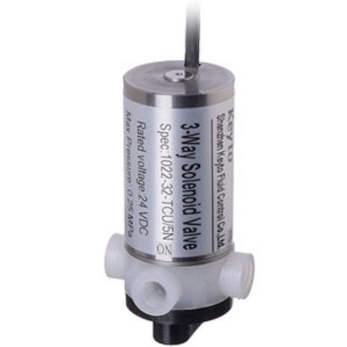Válvula solenoide de diafragma - 1022-32 series  - Keyto Fluid Technology - de ação direta / de 3 vias / para água