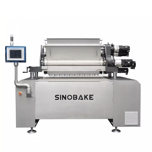 Linha de produção de cookies com mecanismo de corte - HJ series - Guangdong Shunde Huaji Machinery Industrial Co., Ltd. - com forno túnel / com amassadeira / controlada por CLP
