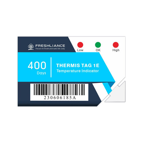 Indicador de temperatura - Thermis Tag 1E - Zhengzhou Freshliance Electronics Corp.,Ltd - de LED / com bateria / irreversível