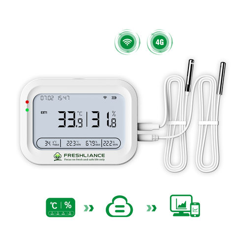 Registrador de dados de temperatura e umidade - COEUS-WIFI/4G - Zhengzhou Freshliance Electronics Corp.,Ltd - USB / Wi-Fi / GSM/GPRS