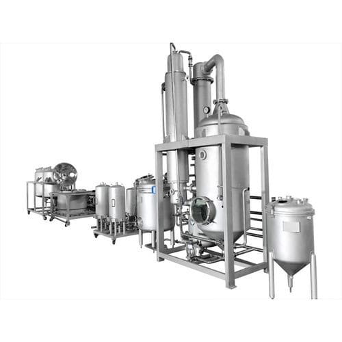 Sistema de extração de nicotina - Wenzhou Jinbang Light Ind Machinery Co., Ltd - por destilação com arraste a vapor