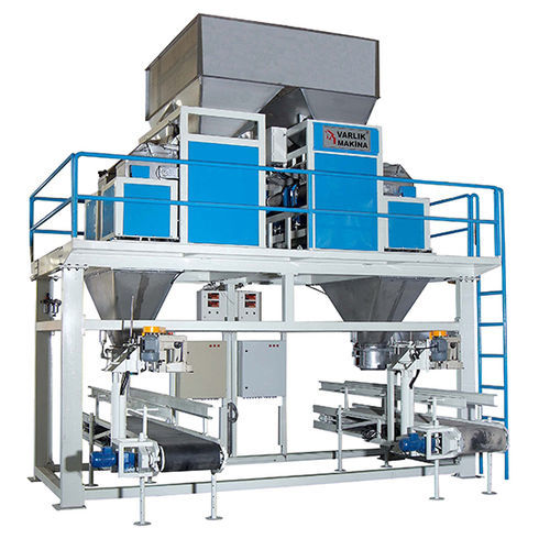 Envasadora para sacos abertos - Varlik Makina Sanayi İç ve Dış Tic. A.Ş. - automática / para produtos em pó / para granulados