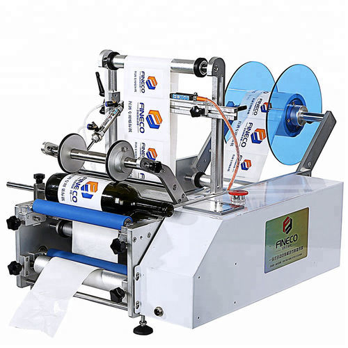 Rotuladora controlada por CLP - FK603 - Guangdong Fineco Machinery Group Co., Ltd - semiautomática / para garrafas / para aplicação na parte inferior