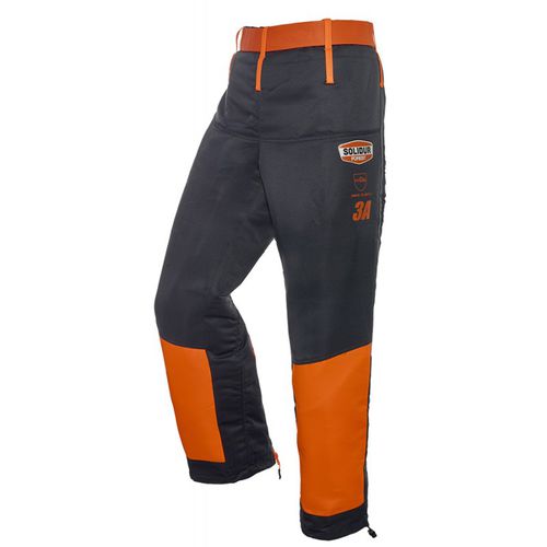Calça de trabalho - AUTHENTIC - Solidur - resistente a cortes / em poliéster reciclado / florestal