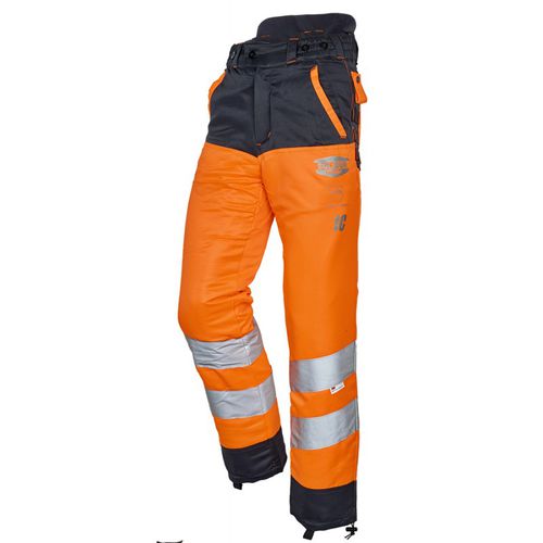 Calça de trabalho - GLOW - Solidur - de alta visibilidade / em poliéster / laranja