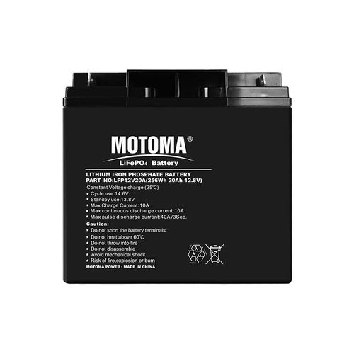 Bateria LiFePO4 - Shenzhen Motoma Power Co. Ltd - monobloco / 12 V / para inversor
