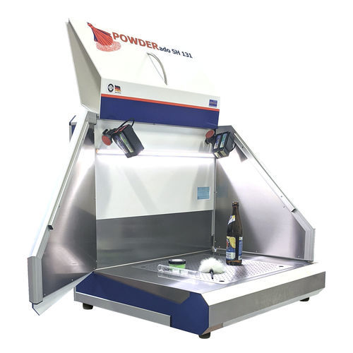 Mesa de aspiração para ciência forense - POWDERado - Attestor Forensics GmbH - para coleta de impressão digital com pó / de altura regulável / com carro móvel