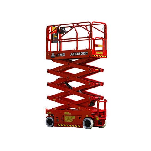 Plataforma elevatória tipo tesoura móvel - AS0808E - Lingong Group JinanHeavy Machinery Co., Ltd. - elétrica / para ambiente interno / para aplicações industriais