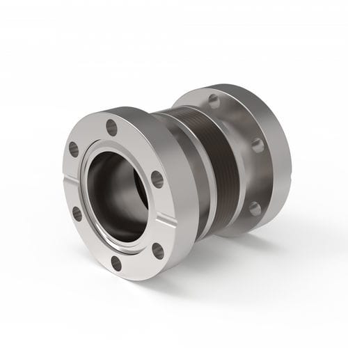 Fole cilíndrico - EWB40R-10 - VACOM - em aço inoxidável / soldado / axial