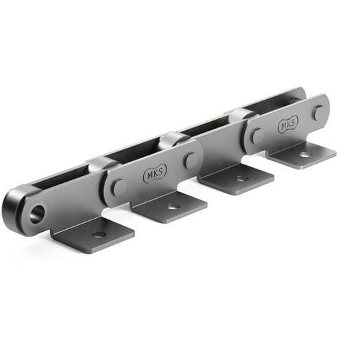 Corrente com fixação - MAKELSAN CHAIN and CONVEYING SOLUTIONS - de transmissão / em aço inoxidável / em aço-carbono