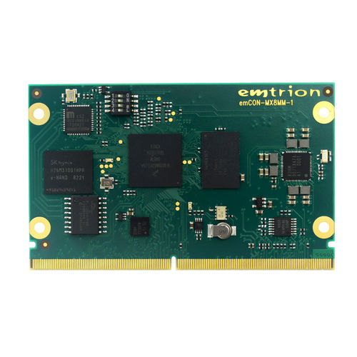 Computador em módulo NXP i.MX8M Mini - emCON-MX8M - emtrion GmbH - i.MX / Arm® Cortex®-A53 Quad-core / USB 2.0