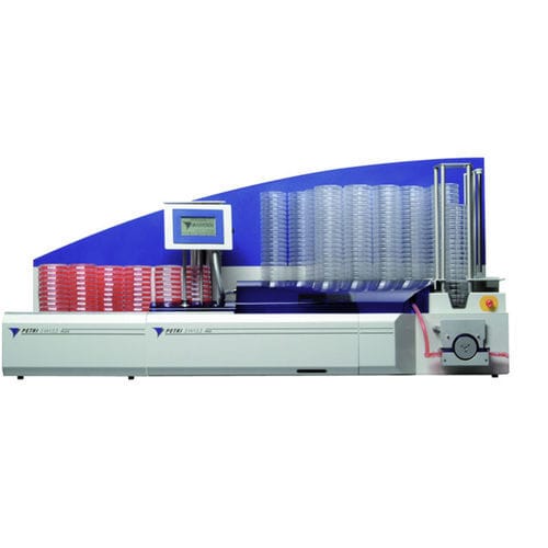 Envasadora para placas de Petri - PetriSwiss PS 900 - Biotool Swiss AG - automática / com pedal / para líquidos