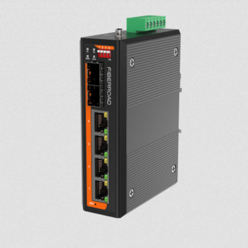 Switch de rede gerenciável - FR-7S3204 - Fiberroad Technology - 6 portas / para trilho DIN / de parede