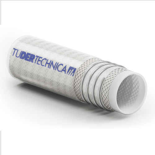 Mangueira para produtos alimentares - TUSIL® BRIGHT PREMIUM - TUDERTECHNICA - TUBIGOMMA DEREGIBUS SRL - para produtos químicos / em silicone / de sucção