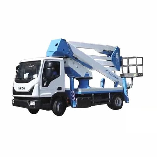 Plataforma elevatória articulada autopropelida - forSte 28DA SPEED - Socageworld - montada em caminhão / elétrica / hidráulica