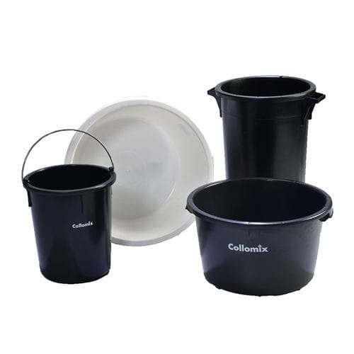 Balde em material plástico - 60177 - Collomix GmbH - redondo / de argamassa / para obras