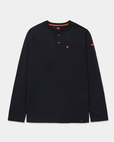 Camiseta de trabalho - 1630020 series - Caterpillar workwear - em algodão / de homem / preta
