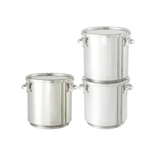 Tanque para líquidos - CTH-STA series - MONOVATE Co., Ltd. - para produtos em pó / em aço inoxidável / cilíndrico