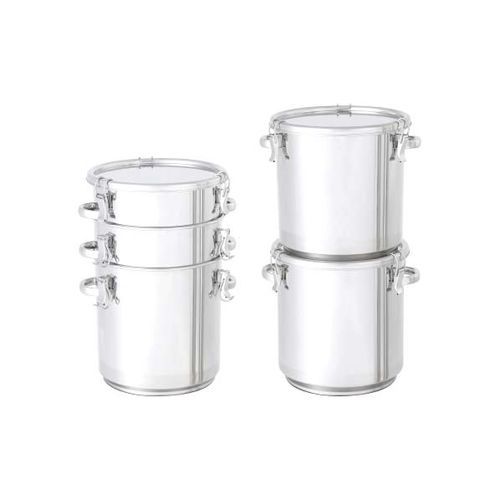 Tanque para líquidos - TP-CTH-STA series - MONOVATE Co., Ltd. - em aço inoxidável / cilíndrico / de armazenamento