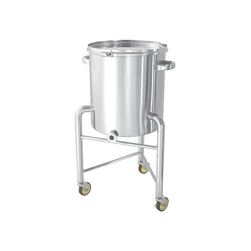 Tanque de líquidos - KTT-CTL-L series - MONOVATE Co., Ltd. - em aço inoxidável / cilíndrico / móvel