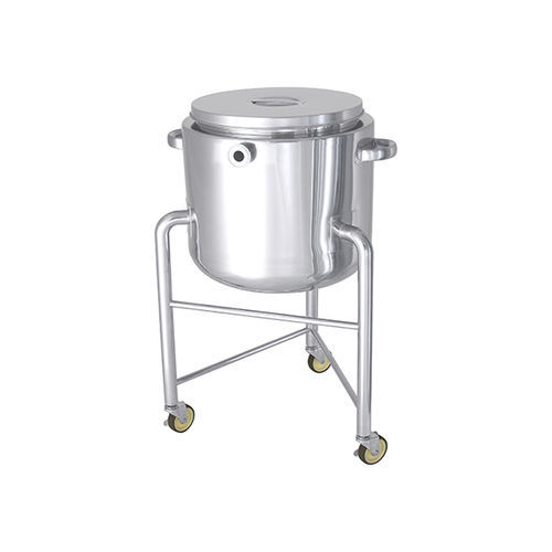 Tanque de líquidos - DT-CTL-J-L series - MONOVATE Co., Ltd. - em aço inoxidável / cilíndrico / móvel