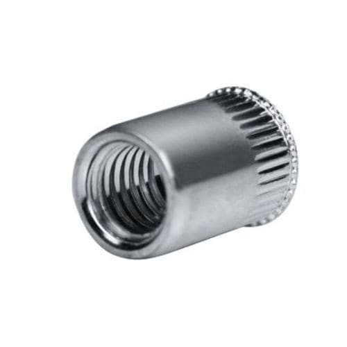 Porca serrilhada - 7551212000-74  - Goebel Group - rebite cego / em aço inoxidável / de cabeça escareada