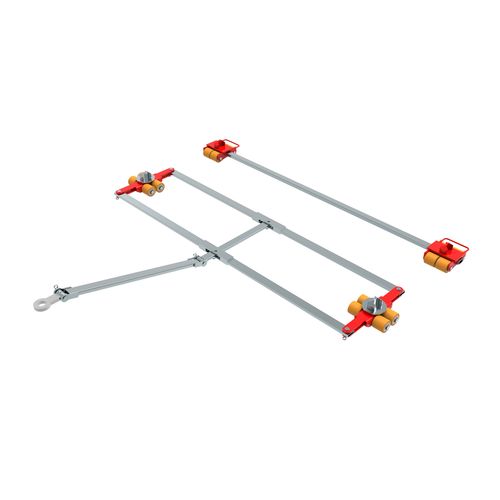 Tartaruga para movimentação de cargas para carga pesada - ECO-Skate ISOCON IC60D + IC60S 12to - HTS Hydraulische Transportsysteme GmbH - de transporte / manual / para contêineres