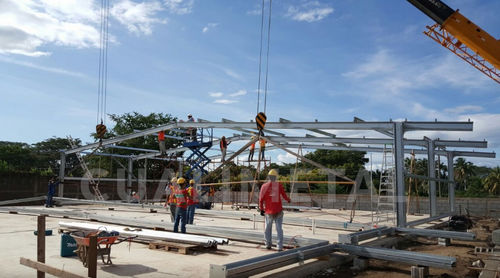 Hangar modular - CUALIMETAL - pré-fabricado / industrial / em chapa