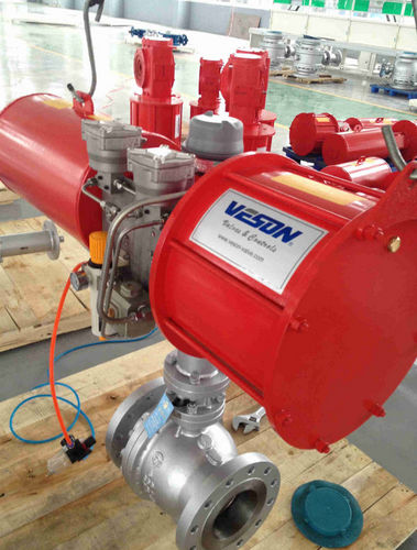 Válvula de esfera - VSF - pneumaticairactuator.com - pneumática / hidráulica / flangeada