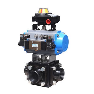 Válvula de esfera - pneumaticairactuator.com - pneumática / de mistura / de isolamento