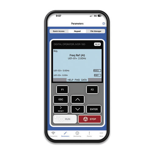 Aplicação móvel de monitoramento - Intelli-Connect™ - Magnetek - de segurança / de programação / configuração