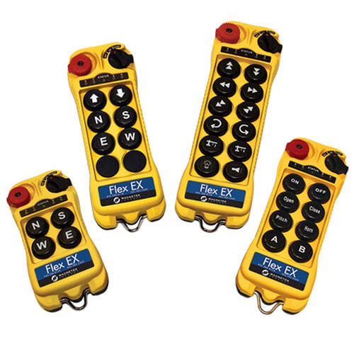 Rádio controle remoto Flex EX2 com botões / de 6 botões