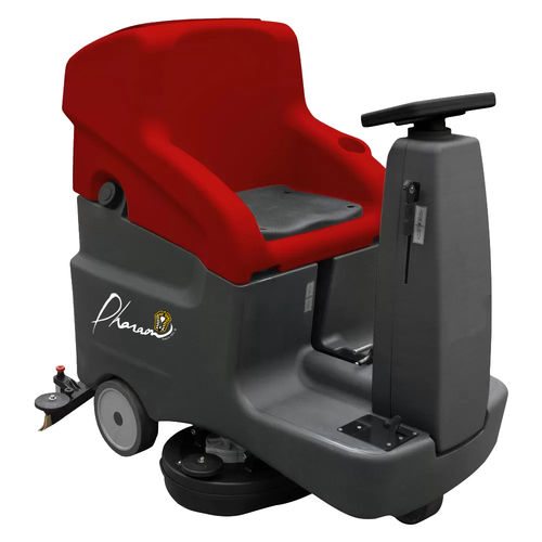 Lavadora automática de piso para operador a bordo - E66 - Pharaon - a bateria / para higienização de instalações