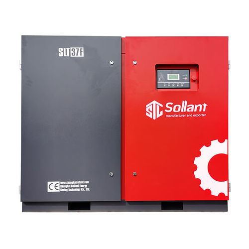 Compressor de parafuso - Shanghai Sollant Energy Saving Technology Co., Ltd - de ar / com motor elétrico / estacionário
