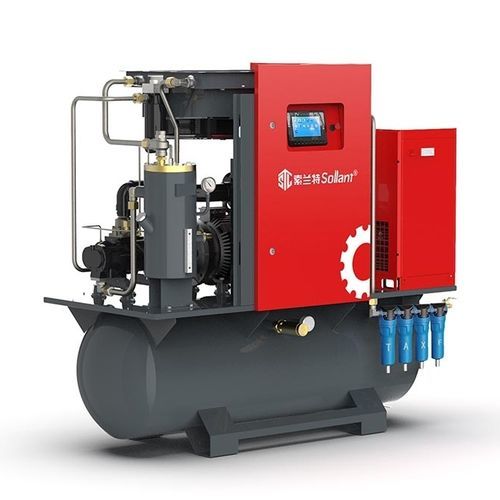 Compressor de ar - SLTI-15V - Shanghai Sollant Energy Saving Technology Co., Ltd - de parafuso / de nitrogênio / com motor elétrico