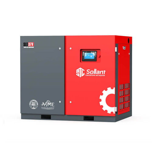 Compressor de ar - Shanghai Sollant Energy Saving Technology Co., Ltd - de parafuso / com motor elétrico / estacionário