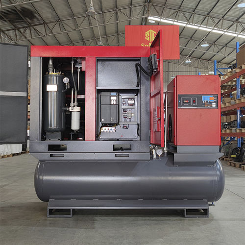 Compressor de parafuso - SLTI-7.5F - Shanghai Sollant Energy Saving Technology Co., Ltd - de ar / elétrico / estacionário