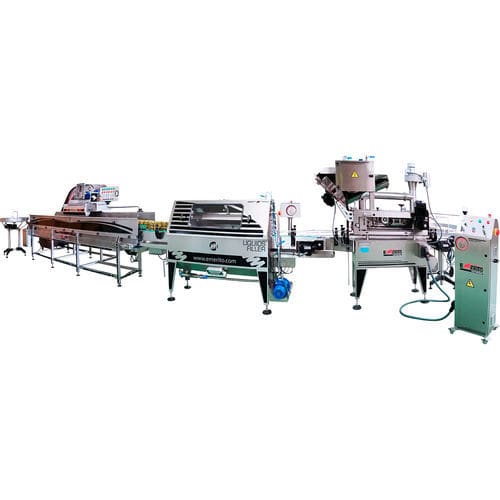 Linha de embalagem para a indústria alimentícia - Emerito S.L. - para POTS / automática